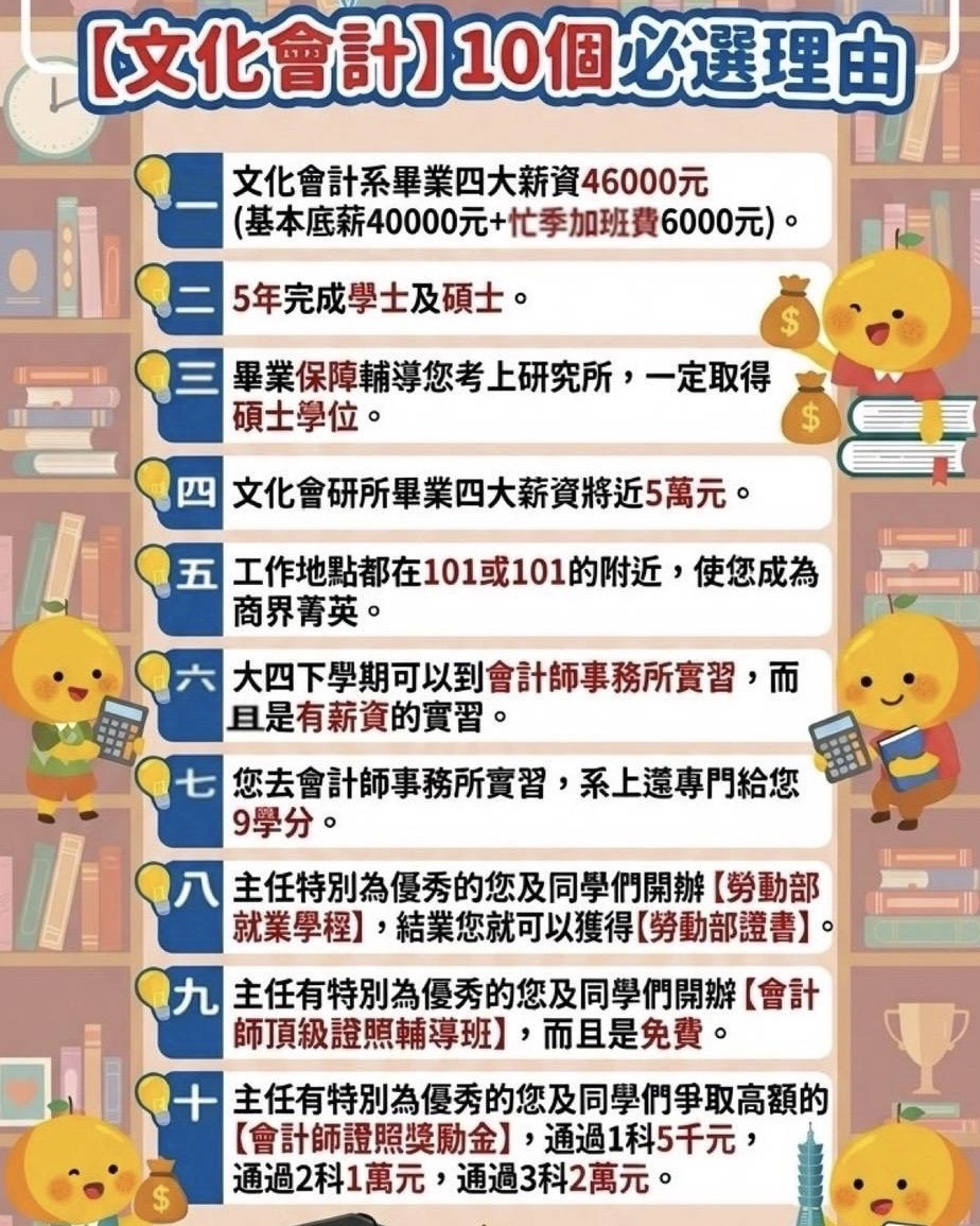 必選會計10理由